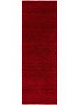 Tapis de couloir en laine Jamal Rouge - 80 x 300 cm