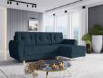 Ecksofa Palermo L Cord Blau