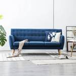 3-Sitzer Sofa 295972 Blau