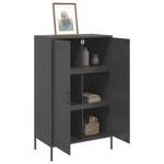 Highboard DE9152 Schwarz - Metall - 39 x 113 x 68 cm