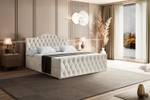 Boxspringbett VILA-1-Z Beige - Breite: 160 cm - H4