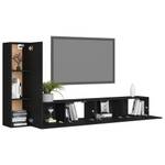 TV-Schrank 3er Set D483 Schwarz - 31 x 110 cm