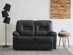 2-Sitzer Sofa BERGEN Schwarz