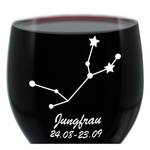 Gravur-Weinglas Sternbild Jungfrau
