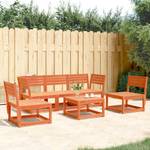 Gartensitzgruppe K5147(5-tlg) Braun - Massivholz - 78 x 73 x 64 cm