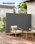 Seitenarmmarkise Summer Grau - Metall - 350 x 2 x 180 cm