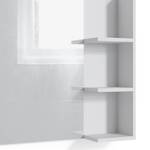 Spiegelschrank „Alfio“ Weiß Weiß - Holz teilmassiv - 79 x 67 x 14 cm