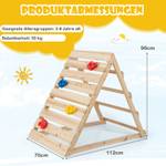 Kletterdreieck FB32427DE Braun - Holzwerkstoff - 70 x 96 x 112 cm