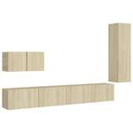 TV-Schrank 4er Set D326 Braun - Holzwerkstoff - 30 x 30 x 60 cm