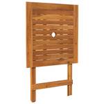 Garten-Essgruppe 3009142 (3-teilig) Braun - Massivholz - Holzart/Dekor - 60 x 75 x 60 cm