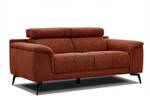 Sofa Fiero 2-Sitzer Dunkelorange