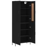 Highboard DE3895 Schwarz - Holzwerkstoff - 34 x 180 x 70 cm