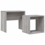 Couchtisch(2er Set) 3002581 Hellgrau