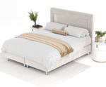 Boxspringbett Laguno Ecru - Breite: 140 cm