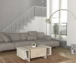 Couchtische in Granit Optik Beige - Holzwerkstoff - 104 x 37 x 60 cm