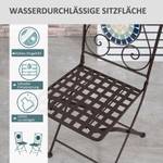 Garten-Bistroset 84B-880 Metall - 61 x 72 x 61 cm