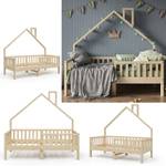 Kinderbett Noemi 160x80cm Natur Holz