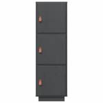 Highboard DE4441 Grau - Massivholz - 40 x 109 x 34 cm