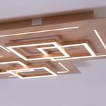 LED Deckenlampe Q - LINEA Smart Home Braun - Metall - 60 x 7 x 60 cm