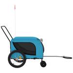 Remorque vélo pour chien 3028683-1 Noir - Bleu - 68 x 74 x 134 cm