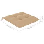 Gartenstuhl (2er Set) 3007216-1 Beige