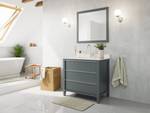 2tlg Landhausstil Badm枚bel-Set 90 Alfios