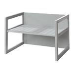 Sitzbank/ Tisch Grau - Holzwerkstoff - 61 x 44 x 45 cm