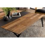 Quadratischer Couchtisch aus Teakholz Braun - Holz teilmassiv - 120 x 40 x 120 cm