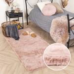 Hochflor Läufer Comfy Pink - Tiefe: 250 cm