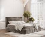 Boxspringbett Sundown Braun - Breite: 160 cm