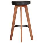 Tabouret de bar 3017379 (lot de 2) Noir