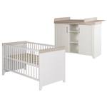 Set de chambre bébé Felicia 2 pcs Blanc - Bois manufacturé