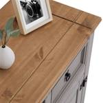 Buffet RAMON Gris - Bois massif - 125 x 76 x 40 cm