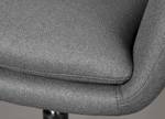 Dreh- und höhenverstellbarer Sessel mit Grau - Metall - 62 x 63 x 84 cm