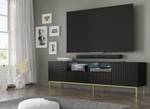 Fernsehtisch Ravenna CCK RTV200 2D2S Schwarz - Gold