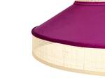 Lampe suspension BATALI Violet clair - Bleu pétrole - Rose foncé