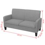 Sofa 3002820-1 Hellgrau - Breite: 135 cm