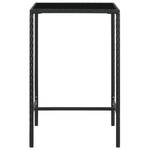 Bar-Set (5-teilig) 3008722-2 Schwarz - 70 x 70 cm