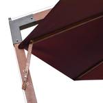 Parasol suspendu 3005780 Marron - Métal - Bois massif - 350 x 290 x 350 cm