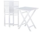 Bistro Set FIJI 3-tlg Grün - Weiß