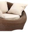 Salon de jardin WHITEHEAVEN Lot de 2 Marron - Fibres naturelles - 107 x 66 x 101 cm