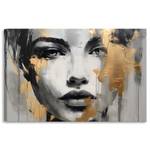 Tableau PORTRAIT Visage Style Glamour 120 x 80 x 80 cm