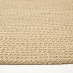 Handgewebter geflochtener Teppich Beige - 150 x 150 cm