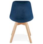 Stuhl JOE Blau - Massivholz - 48 x 85 x 56 cm