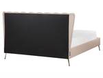 Doppelbett MIRIBEL Beige - Gold - Taupe - Breite: 187 cm