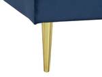 Doppelbett MARVILLE Blau - Marineblau - Breite: 198 cm