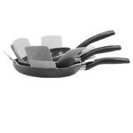 Kochgeschirr Set CERAMIC 14-teilig Grau - Metall - 38 x 37 x 37 cm