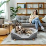 Hundesofa D04-284V00GY Grau - Textil - 78 x 25 x 90 cm