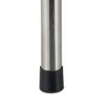 Eckregal für die Küche Braun - Silber - Bambus - Metall - 45 x 40 x 45 cm
