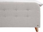 Nordic Box Boxspringbett TBO Hellgrau - Breite: 182 cm - H2 / H3